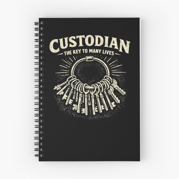Item preview, Custodian The Key To Many Lives Funny Custodian Gear designed and sold by DynamicDesign.