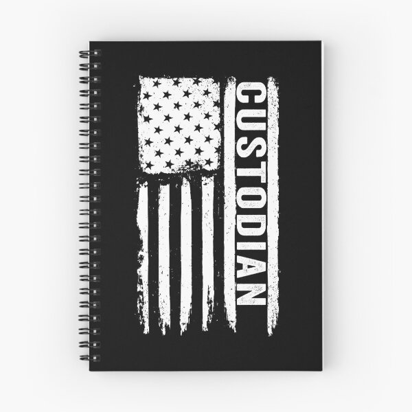 Item preview, Custodian American Flag Patriotic School Custodian Gear designed and sold by DynamicDesign.