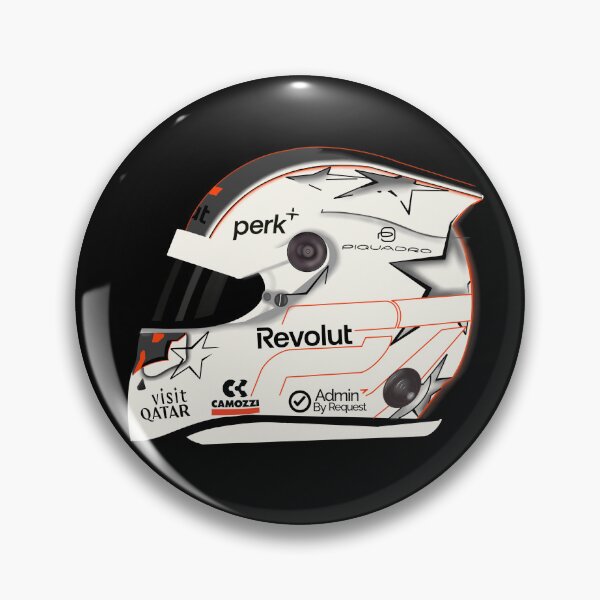 Item preview, Nico Hulkenberg F1 2026 helmet inspired sticker designed and sold by Pink Polar F1.