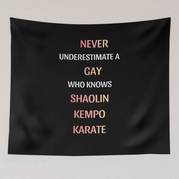 Item preview, Never Underestimate A Gay Shaolin Kempo Karate designed and sold by thurma85.
