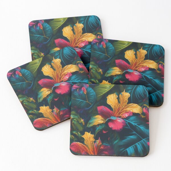 Item preview, Tropical Hibiscus Floral Art for Bold Botanical Decor Lovers designed and sold by WildStroke.