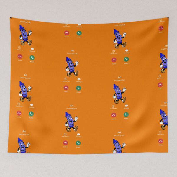 Item preview, Art Calling (Blue Crayon) designed and sold by Kate Miller Illustrator.