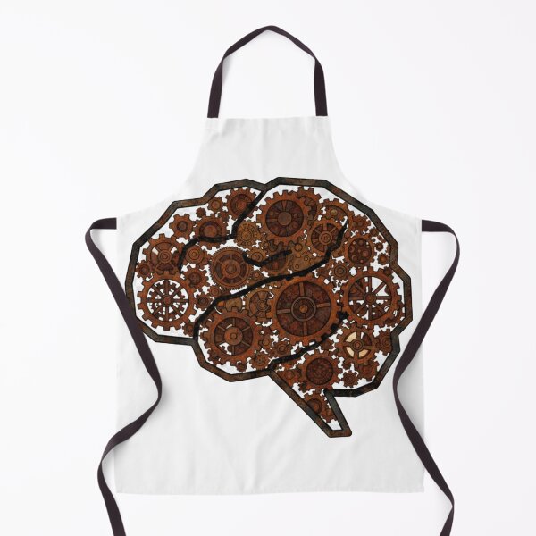Item preview, Rusty Mechanical Gears Inside a Human Brain designed and sold by A&.