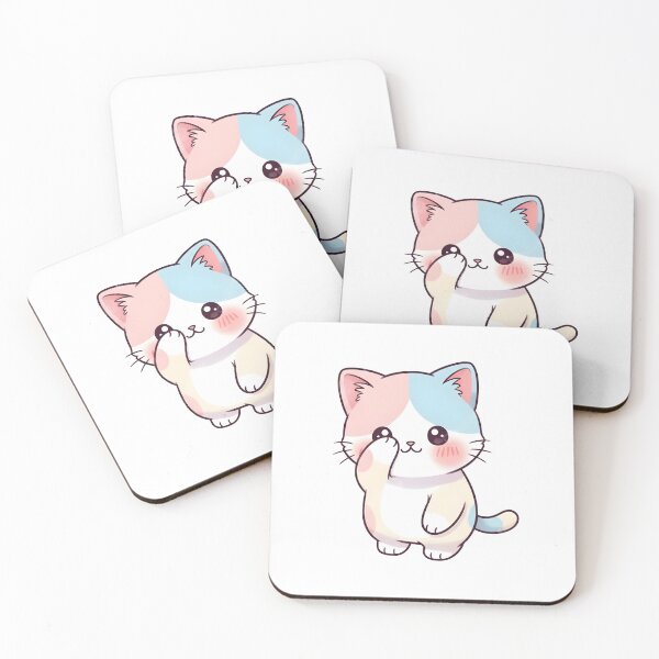 Item preview, Cute Kawaii Animal Stickers | Adorable Cat Dog Bunny Fox Hamster Cartoon Bundle designed and sold by StickerNestYou.