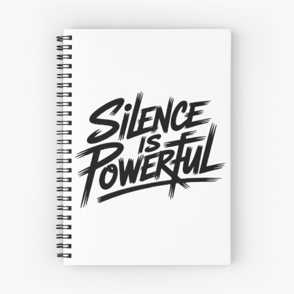 Item preview, Silence Is Powerful Bold Minimal Graphic designed and sold by NewUSShop.