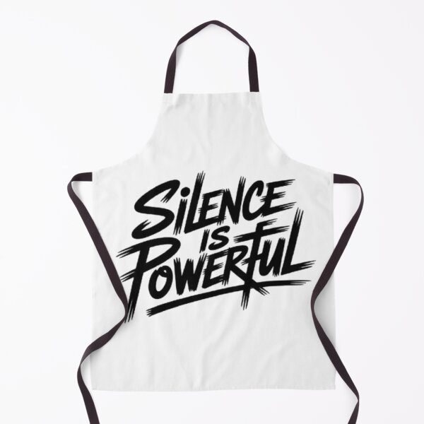 Item preview, Silence Is Powerful Bold Minimal Graphic designed and sold by NewUSShop.