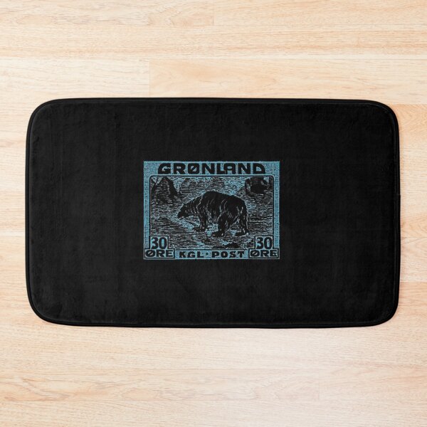 Item preview, Vintage Greenland Polar Bear Postage Stamp Design designed and sold by RaymondGnLTees.