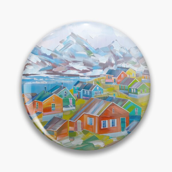 Item preview, Greenland With Oil Paints designed and sold by RaymondGnLTees.