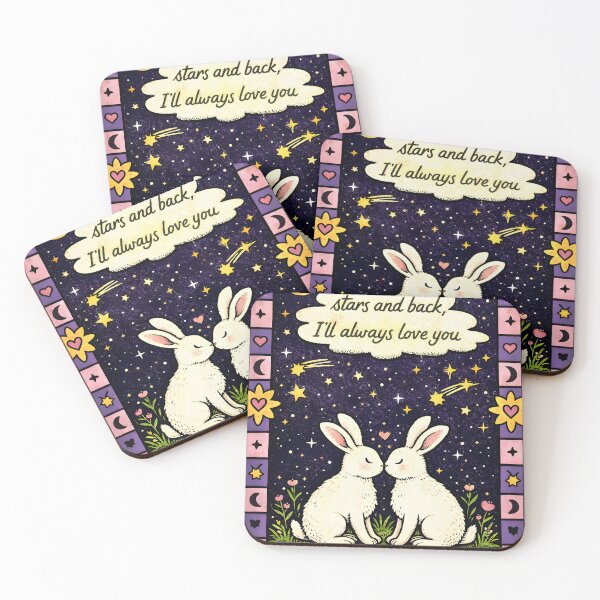 Item preview, Star-Crossed Bunnies designed and sold by Matinez Pink.