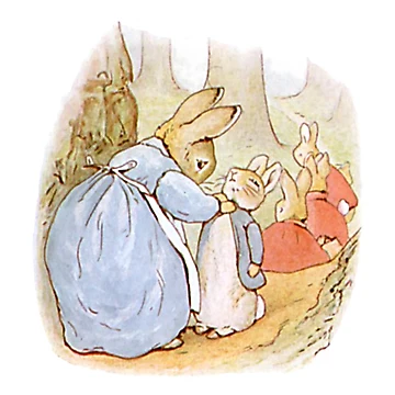 Artwork thumbnail, Peter Rabbit Getting Ready by Amy Olsen