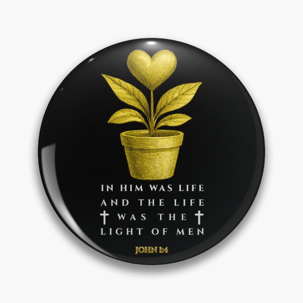 Item preview, John 1:4 In Him Was Life Bible Verse designed and sold by Clothed in Scripture.