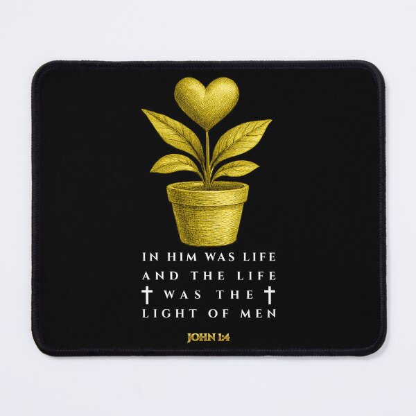 Item preview, John 1:4 In Him Was Life Bible Verse designed and sold by Clothed in Scripture.