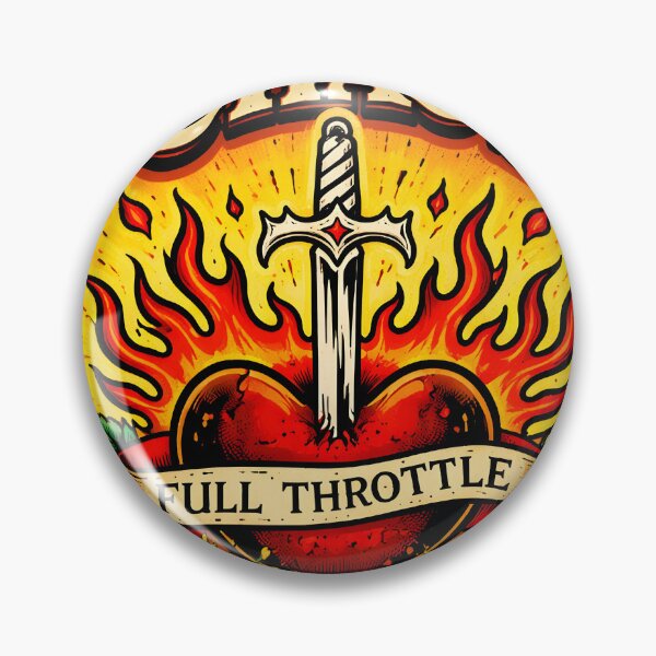 Item preview, Full Throttle Heart designed and sold by Matinez Pink.