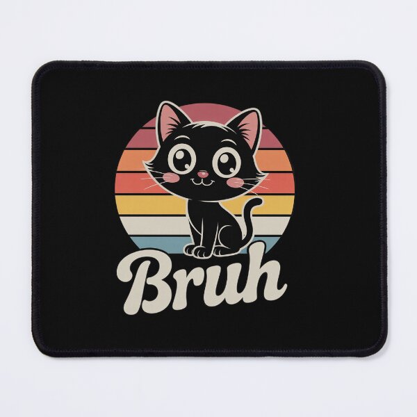 Item preview, Bruh Black Cat Lover Kids Mens & Womens 7 designed and sold by angolinnArt.