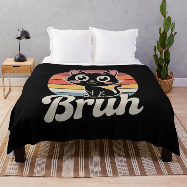 Item preview, Bruh Black Cat Lover Kids Mens & Womens 7 designed and sold by angolinnArt.