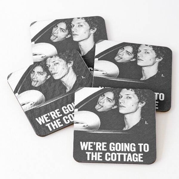 Item preview, Hudson Williams and Connor Storrie from Heated Rivalry: We're going to the cottage (fan art) designed and sold by PopCultureAndStuff.