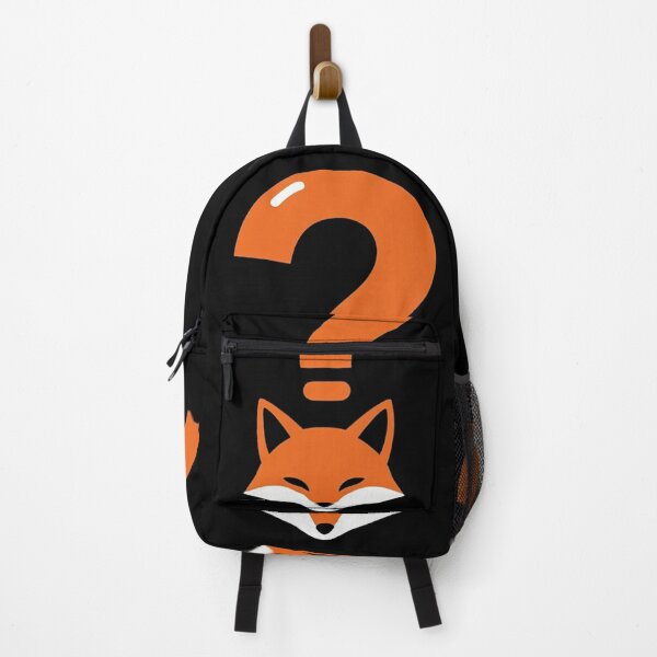 Item preview, Mystery Question Mark Fox Icon – Bold Minimal Symbol of Curiosity and Intelligence designed and sold by PixelVibe782.