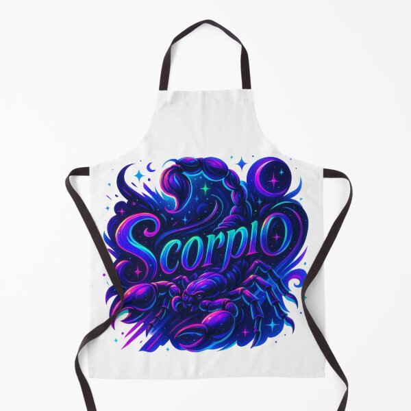 Item preview, Scorpio Zodiac Sticker – Neon Scorpio Astrology Art – Cosmic Star Sign Design designed and sold by Lulunza.