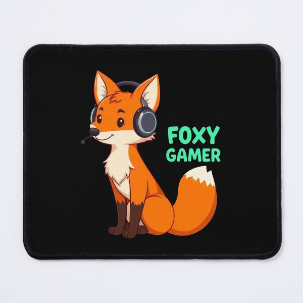 Item preview, Foxy Gamer Character – Cute Fox with Headset for Playful Gaming Identity designed and sold by PixelVibe782.