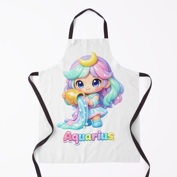 Item preview, Cute Fantasy Aquarius Zodiac Water-Bearer designed and sold by Zippy Creation.