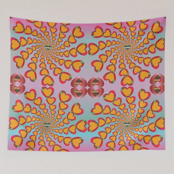 Item preview, Joyful Gathering of Loving Hearts designed and sold by OIL Pattern Design .