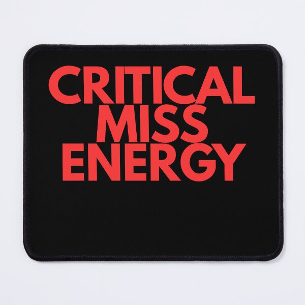 Item preview, Critical Miss Energy Tabletop RPG Shirt designed and sold by T's Tees and Stuff.