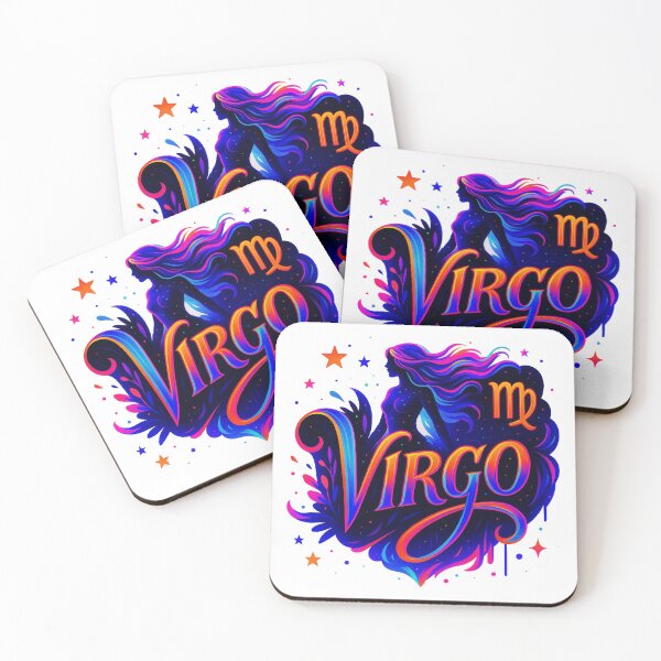 Item preview, Virgo Zodiac Sticker – Neon Virgo Astrology Art – Elegant Star Sign Design designed and sold by Lulunza.