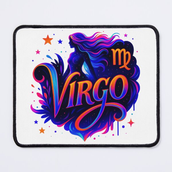Item preview, Virgo Zodiac Sticker – Neon Virgo Astrology Art – Elegant Star Sign Design designed and sold by Lulunza.