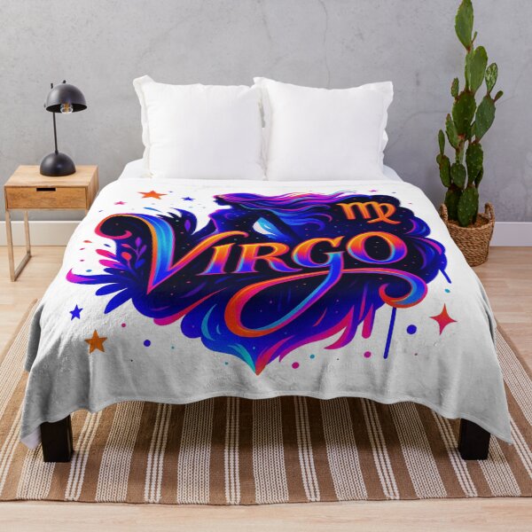 Item preview, Virgo Zodiac Sticker – Neon Virgo Astrology Art – Elegant Star Sign Design designed and sold by Lulunza.