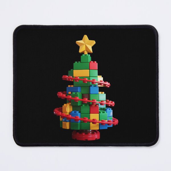 Item preview, Christmas Tree Block Brick Building Xmas Master Builder Kids designed and sold by joyouartArt.