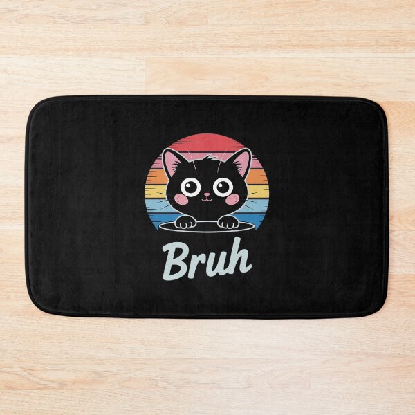 Item preview, Bruh Black Cat Lover Kids Mens & Womens designed and sold by angolinnArt.