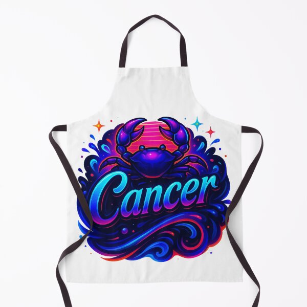 Item preview, Cancer Zodiac Sticker – Neon Cancer Astrology Art – Crab Star Sign Design designed and sold by Lulunza.
