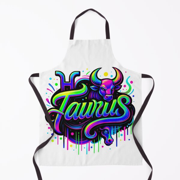 Item preview, Taurus Zodiac Sticker – Neon Taurus Astrology Art – Bull Star Sign Design designed and sold by Lulunza.