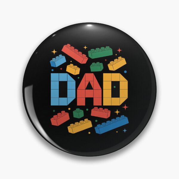 Item preview, Dad Master Builder Building Bricks Blocks Family Fathers Day designed and sold by joyouartArt.