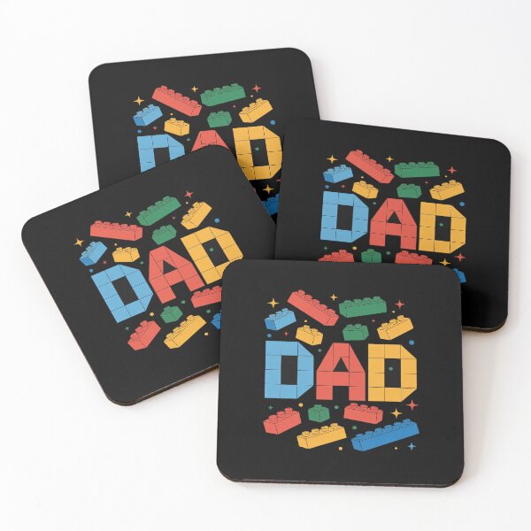Item preview, Dad Master Builder Building Bricks Blocks Family Fathers Day designed and sold by joyouartArt.
