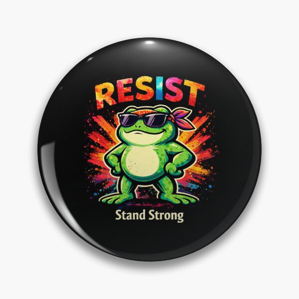 Item preview, Cool Resist Frog - Stand Strong designed and sold by ShopOfMMC.