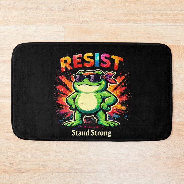 Item preview, Cool Resist Frog - Stand Strong designed and sold by ShopOfMMC.