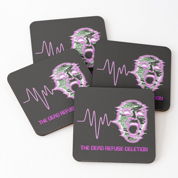 Artikelvorschau, Die Wake-Frequenz – Cyberpunk-Glitch-Horror-Wellenform entworfen und verkauft von Thaivi Design.