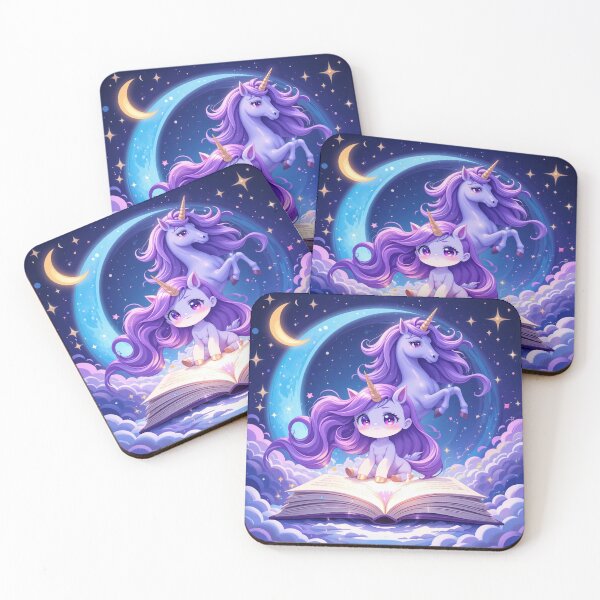 Item preview, Enchanted Unicorn Dream – Magical Fantasy Illustration of Imagination and Wonder designed and sold by PixelVibe782.