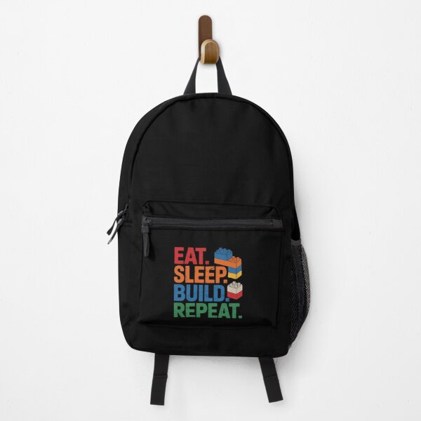 Item preview, Eat Sleep Build Repeat Master Builder Bricks Blocks designed and sold by joyouartArt.