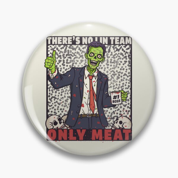 Item preview, Zombie Businessman There's No I In Team Funny designed and sold by 84collective.