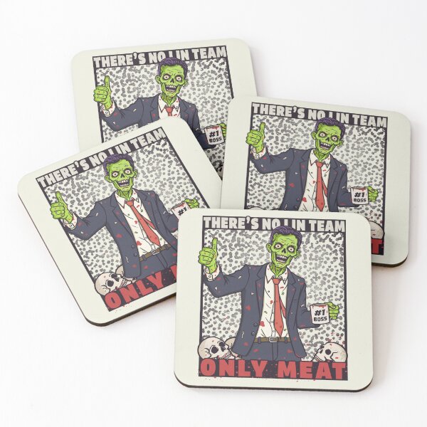 Item preview, Zombie Businessman There's No I In Team Funny designed and sold by 84collective.