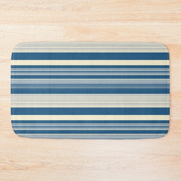 Item preview,  Blue Floral Stripe Seamless Repeat designed and sold by Sharon Schwalbe.