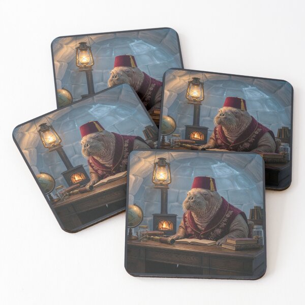 Item preview, Walrus Scholar Reading in His Igloo designed and sold by Tridentulus.
