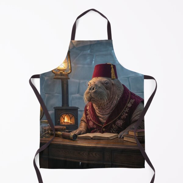 Item preview, Walrus Scholar Reading in His Igloo designed and sold by Tridentulus.