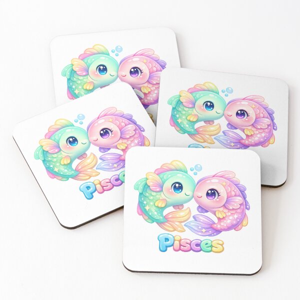 Item preview, Cute Fantasy Pisces Zodiac Twin Fish designed and sold by Zippy Creation.