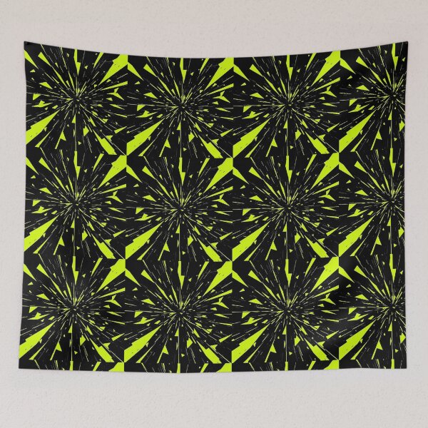 Item preview, Neon Chaos Fracture – Aggressive Abstract Energy in Digital Form designed and sold by PixelVibe782.