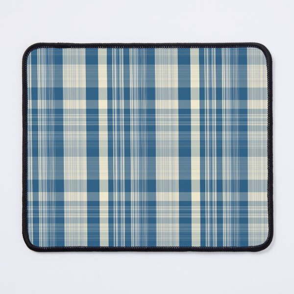 Item preview, Blue Floral Plaid Seamless Repeat designed and sold by Sharon Schwalbe.