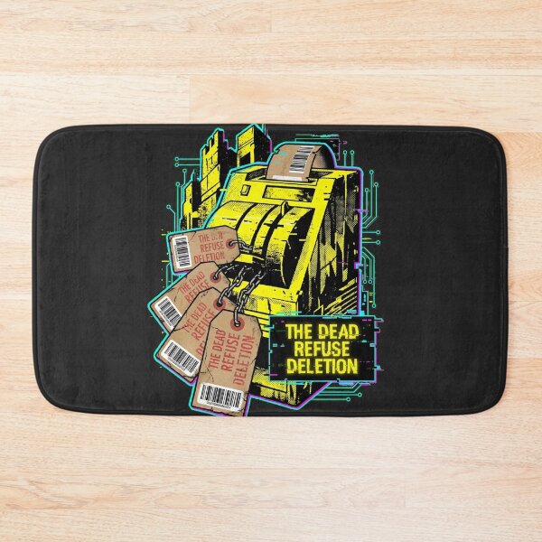 Item preview, Eternal Shift - Cyberpunk Toe-Tag Hazard Punch Clock designed and sold by Thaivi Design.