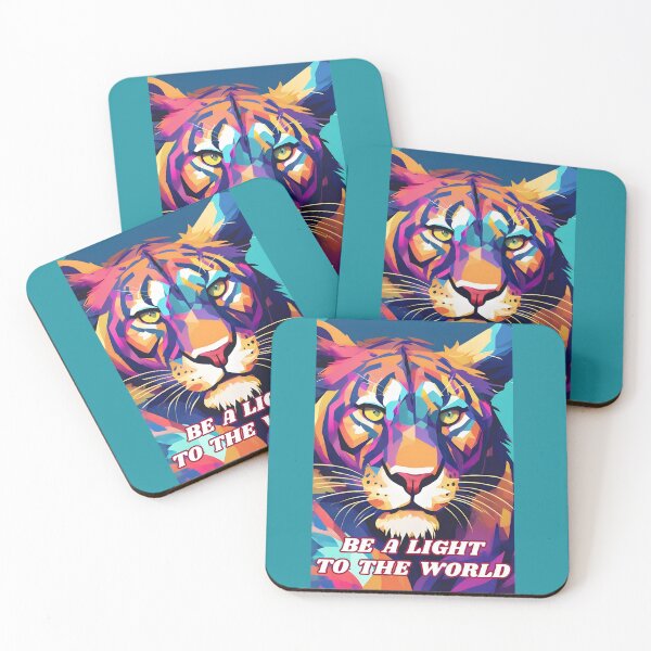 Item preview, Modern Colorful Tiger – Be a Light to the World designed and sold by 8-Maxwell-8.
